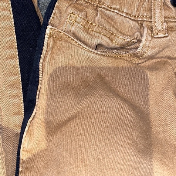 Bluenotes denim khaki black trim boys slim joggers pants Sz  XS - Picture 11 of 12